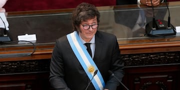 El presidente Javier Milei. (AP)
