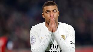DE NO CREER. Mbappe y todo PSG sufrió con la derrota ante Lille. (AP)