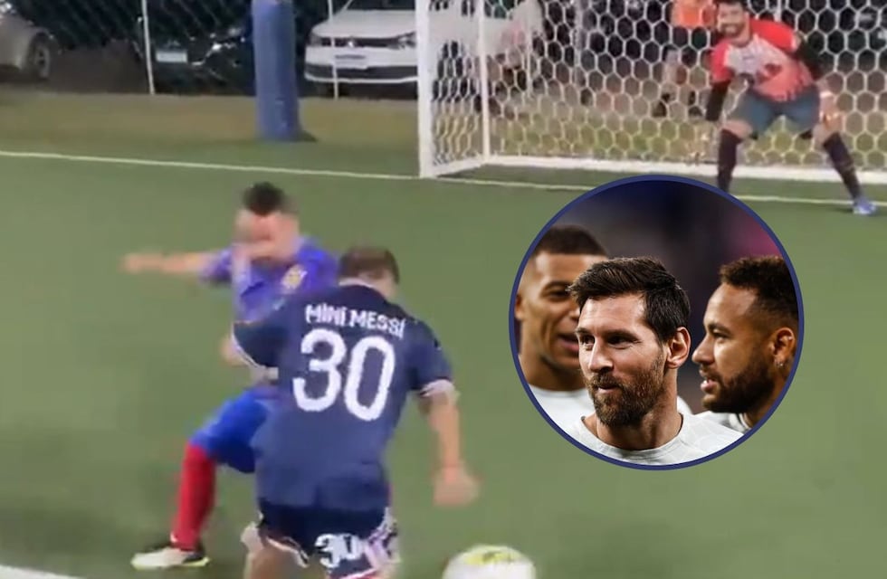 El video viral del “mini” Messi brasileño que la rompe en las redes sociales y clavó un golazo