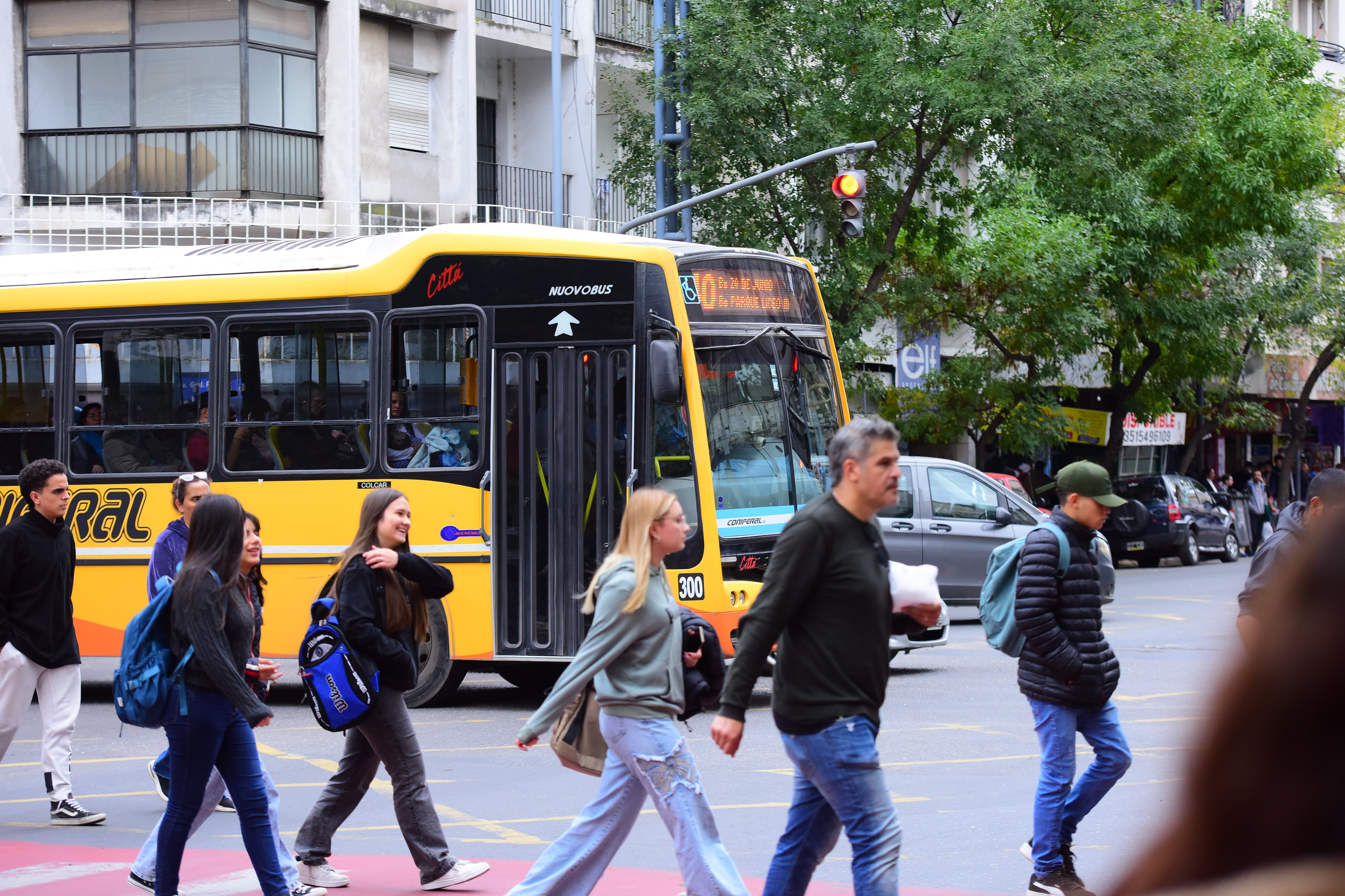 Colectivos del transporte urbano de pasajeros en la ciudad d Córdoba
