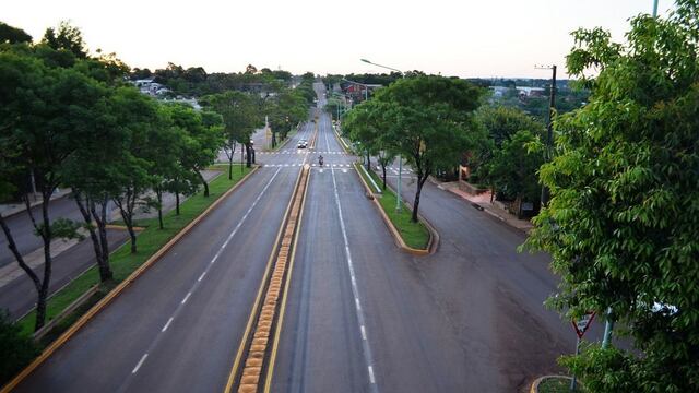 Instalan señalética vial en Leandro N. Alem.