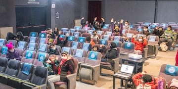 Se llevó a cabo una función de Cine Social en la Casa de la Cultura