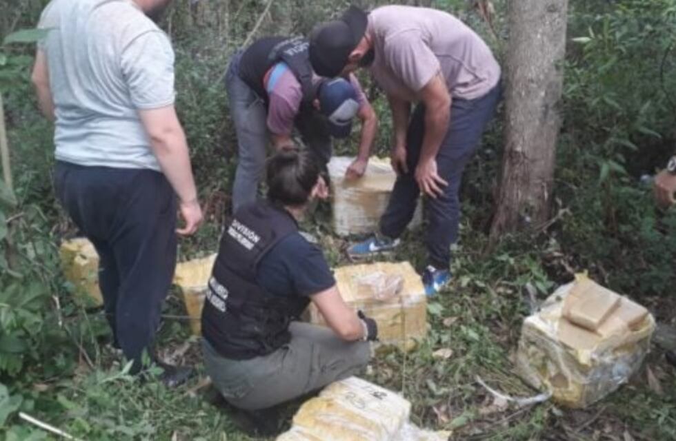 General Urquiza: secuestran carga de marihuana oculta en una zona de monte
