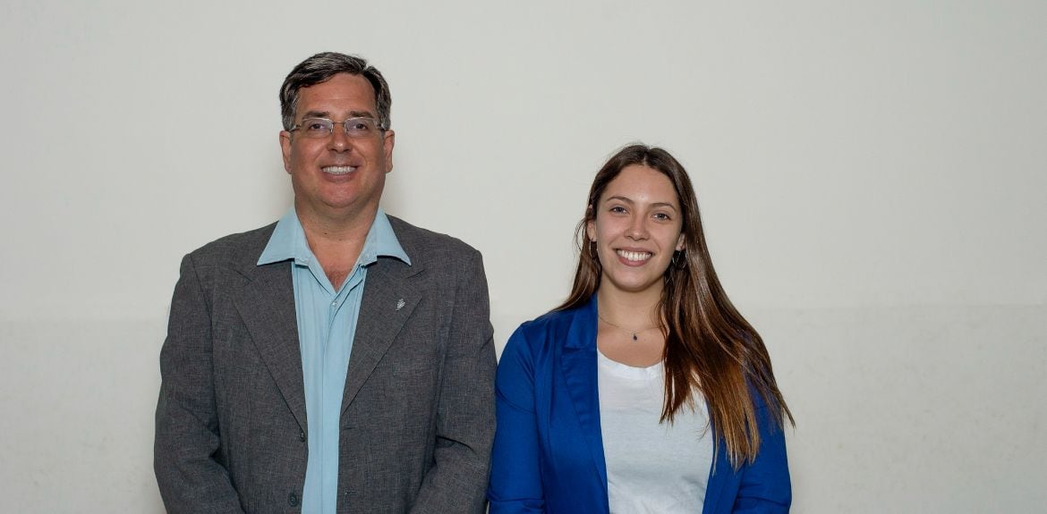 Agustina Martínez y Gustavo Oosterbaan