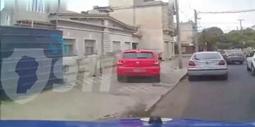 Intensa persecución policial en barrio Alberdi. (Policia de Córdoba)