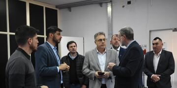 El ministro de Seguridad de la Provincia, Rubén Rimoldi, visitó Rafaela
