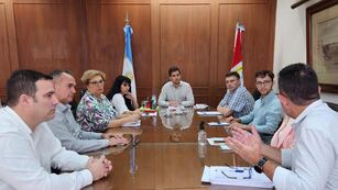 Viotti presentó el cuadro de situación actual a su bloque de concejales.