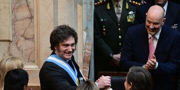 Javier Milei en el Congreso. FOTO NA: MAXI LUNA