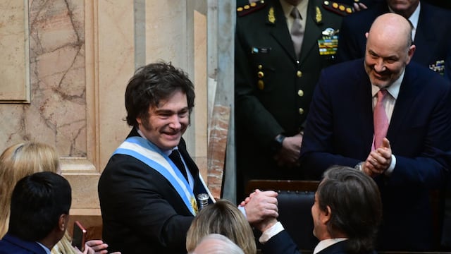 Javier Milei en el Congreso. FOTO NA: MAXI LUNA