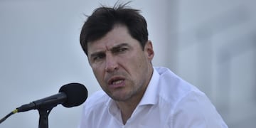 Alexander Medina se despidió de Talleres. (Facundo Luque)