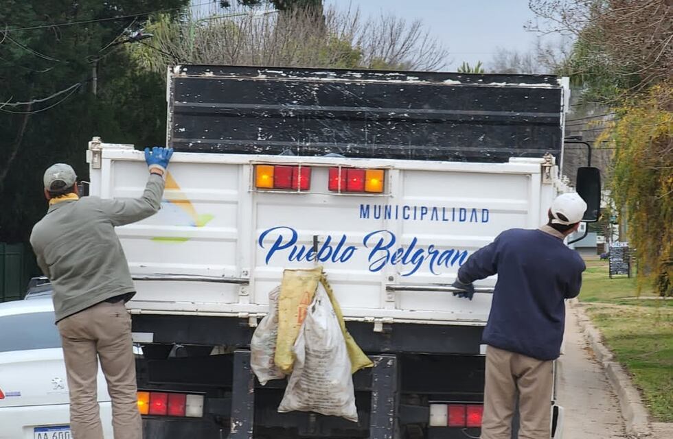 Limpiemos el pueblo: inició la campaña de limpieza integral en Pueblo General Belgrano