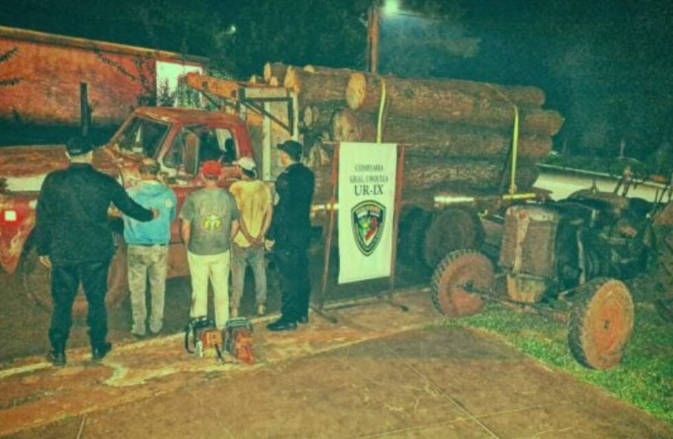 Recuperan madera proveniente de apeo ilegal en Santa María y General Urquiza