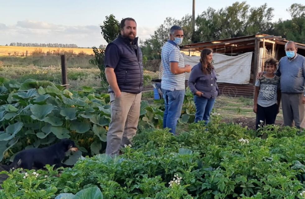 Sánchez recorrió las localidades de Orense, Bellocq y Lin Calel