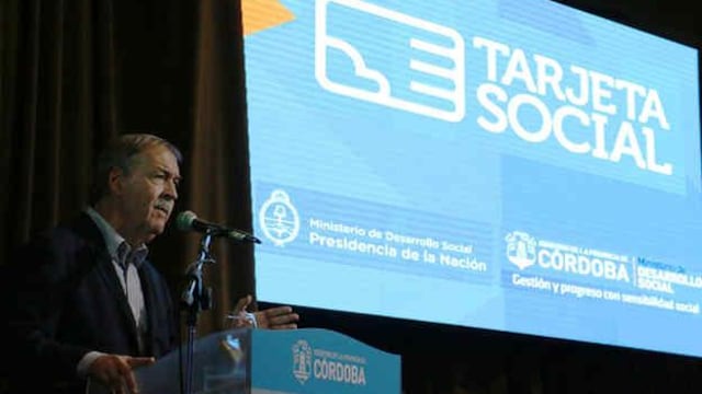 El gobernador Juan Schiaretti anunció el plus navideño para los beneficiarios de la Tarjeta Social provincial.