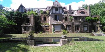 Así luce el palacio Sans Souci en Tandil
