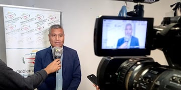 Ministro de Trabajo y Empleo de Jujuy, Gaspar Santillán.