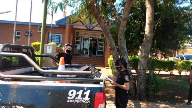 Detuvieron a dos jóvenes en Posadas mientras trasladaban objetos robados.