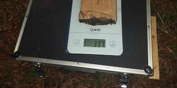 Hallan paquete con marihuana en 9 de Julio