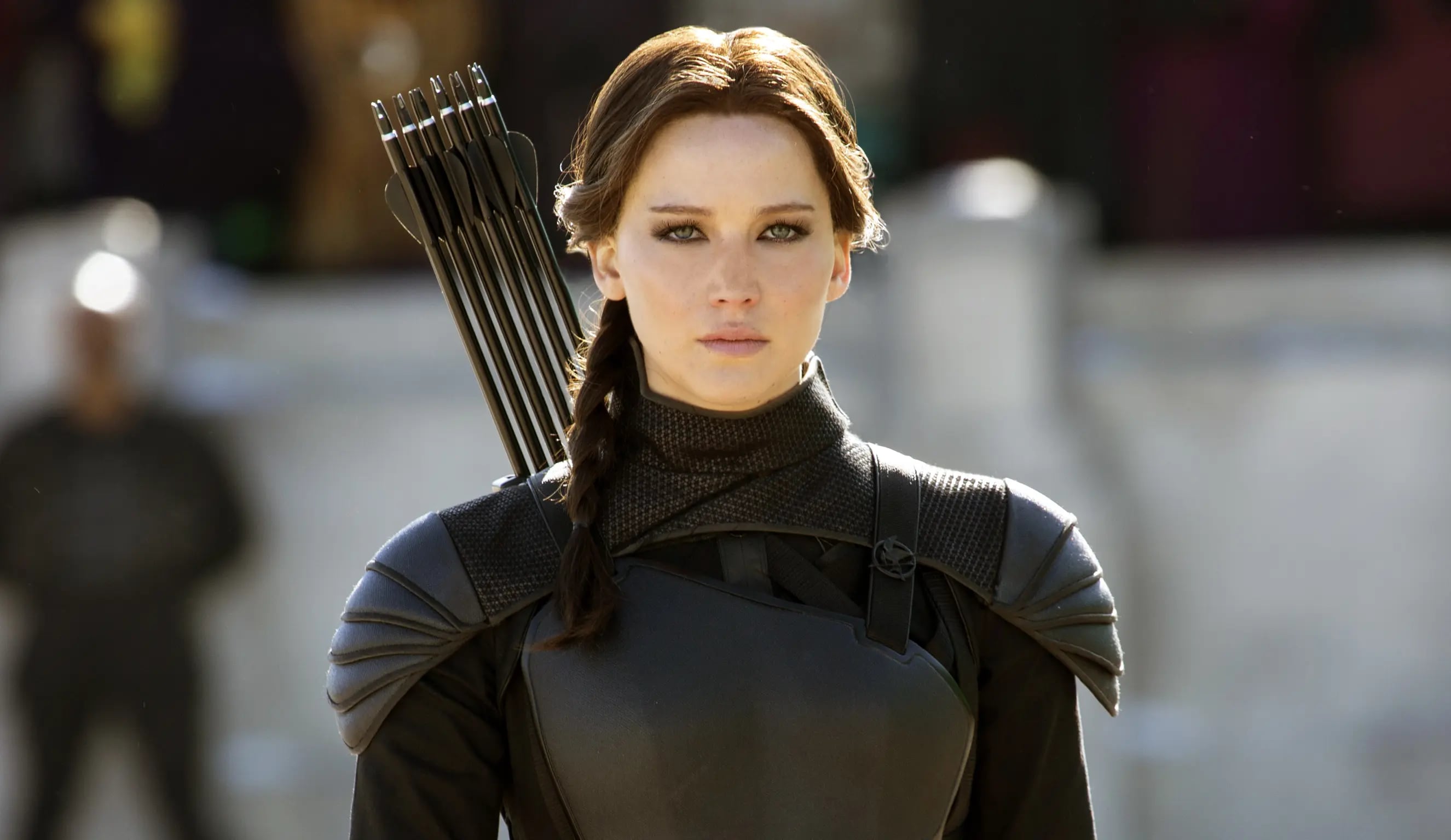 Jennifer Lawrence como Katniss Everdeen
en Los Juegos del Hambre.