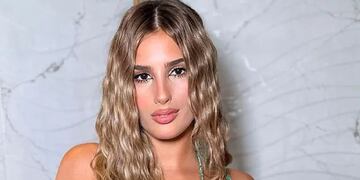 Juli Poggio enamoró con su look.