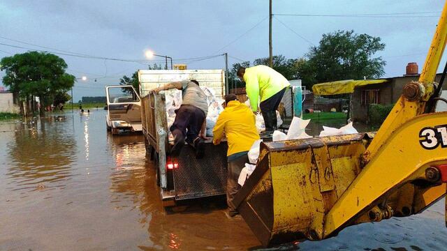 Inundaciones en Venado Tuerto. (Venado 24)