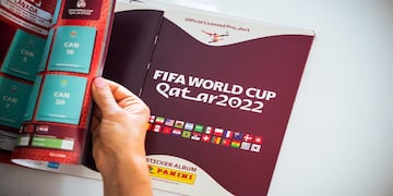 Álbum de figuritas del Mundial. (Foto/AFP)