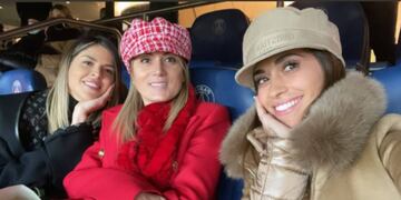 Antonela Roccuzzo, Jorgelina Cardoso y Camila Galante. (@antonelaroccuzzo)