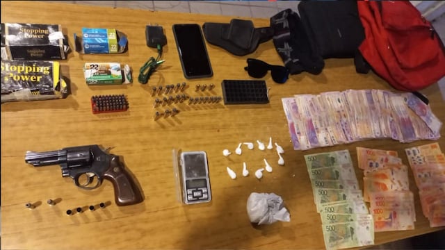 Los elementos secuestrados en Río Cuarto.