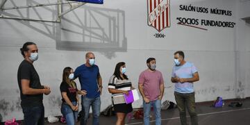 Funcionario recorrieron las instalaciones del Club 9 de Julio