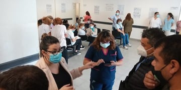 Asamblea en el Hospital Iturraspe