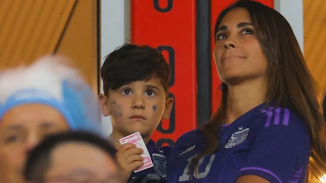 Antonela Roccuzzo y Ciro Messi se volvieron virales en las redes