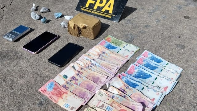 Carlos Paz. Llevaba medio kilo de marihuana.