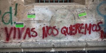 Ni una menos. Violencia contra mujeres y niños, violencia doméstica.
Vivas nos queremos
(AP)