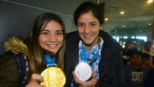 Siempre juntas. Leonela y Dayana Sánchez.