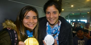 Siempre juntas. Leonela y Dayana Sánchez.
