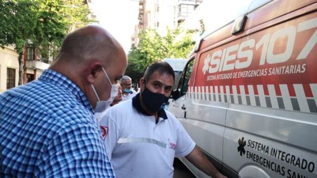 Pujato adquirió una nueva ambulancia (Facebook Daniel Quacquarini)