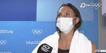 La cordobesa, Virginia Bardach se emocionó luego de competir en Tokio 2020.