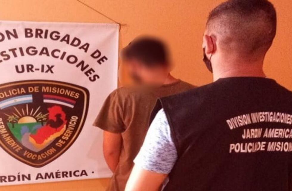 Terminó detenido por atacar a su vecino con un arma blanca en Jardín América