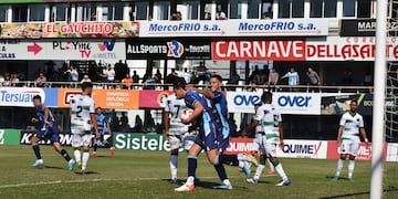 Nicolás "El Bicho" Aguirre puso el empate en el Nuevo Monumental