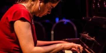 La pianista, Daniela Mercado presentó un nuevo trabajo.