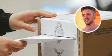 Durante las elecciones en Río Negro, un votante metió una boleta de Santi Maratea.