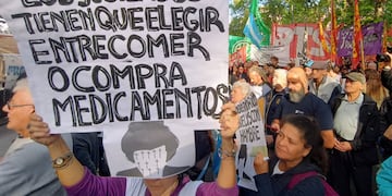 Protestas de jubilados.