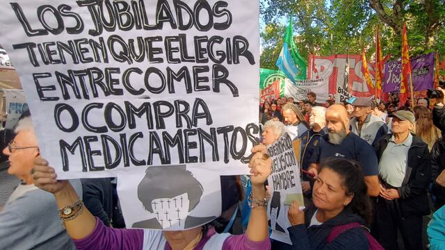 Protestas de jubilados.