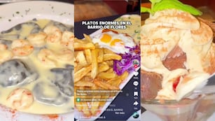 Fue a un clásico bodegón en Flores y comió platos XL: cuánto gastó.