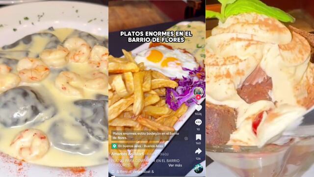 Fue a un clásico bodegón en Flores y comió platos XL: cuánto gastó.