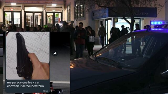 Evacuaron el edificio de la Universidad Tecnológica Nacional en Mendoza.
