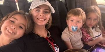 Magnolia y Rufina posaron desde Estados Unidos.