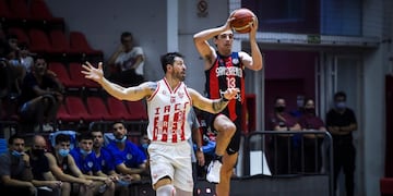 Nicolás Romano venía imparable en Instituto. Tropiezo ante San Lorenzo (Prensa San Lorenzo).