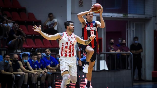Nicolás Romano venía imparable en Instituto. Tropiezo ante San Lorenzo (Prensa San Lorenzo).