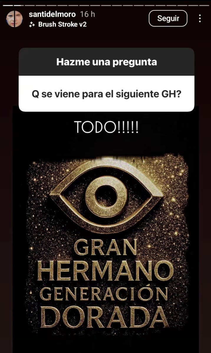 Santiago del Moro se sinceró en Instagram.